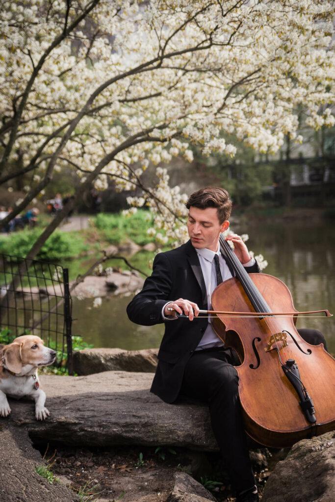 Wedding Cello player in Centra Park NYC New - York Virtuosi
