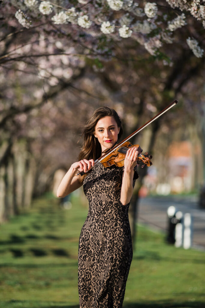 Violinist Adrianne Munden Dixon in New York City