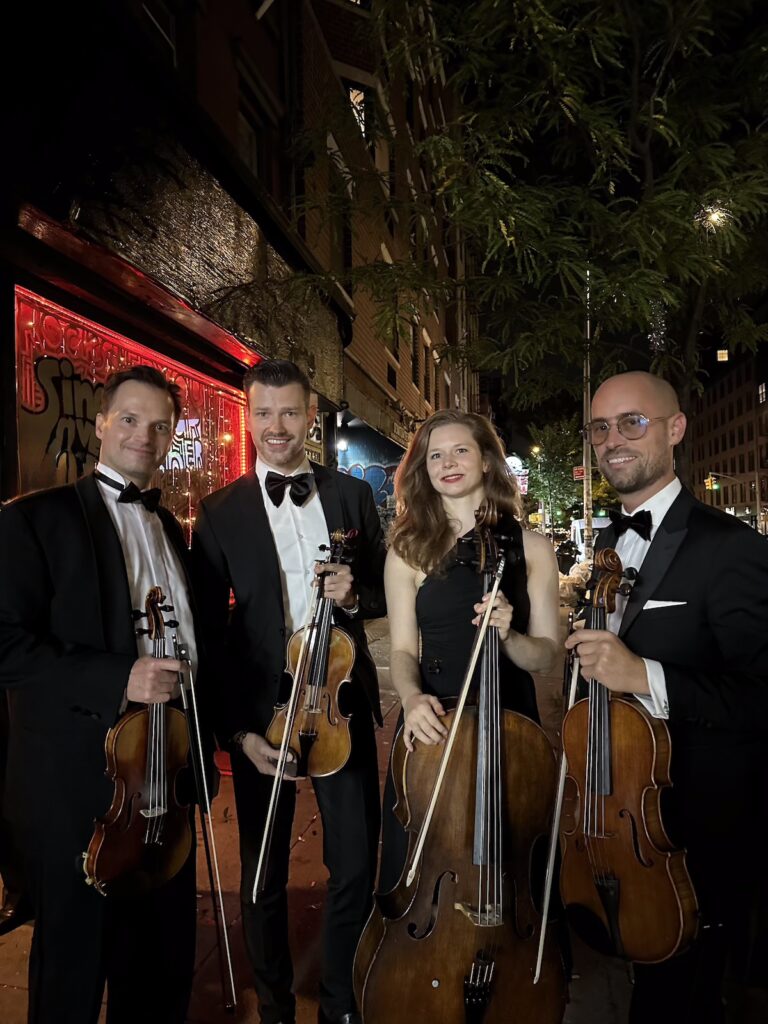 New York Virtuosi after event performance at karaoke Bar in Alphabet City NYC