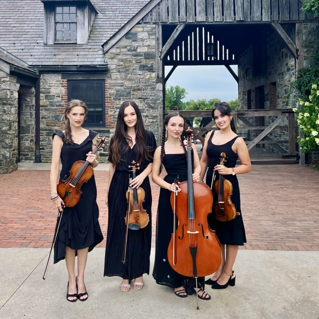 Wedding ceremony string quartet at Blue Hill Stone Barns | New York Virtuosi