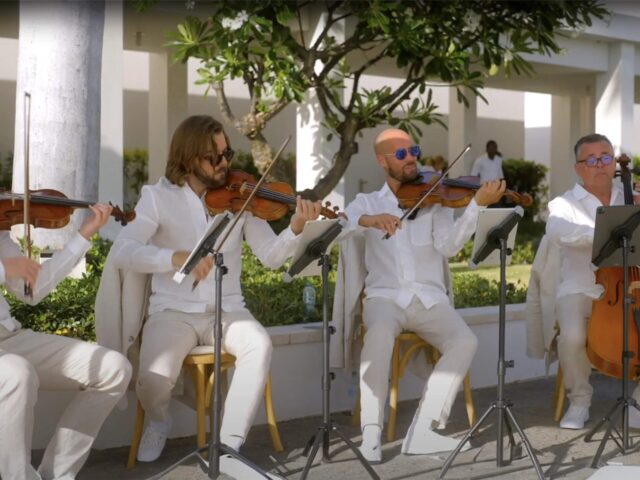 New York Virtuosi Male String Quartet | Destination wedding in Bahamas