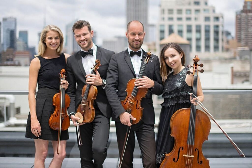 New York Virtuosi string quartet at Flatiron District NYC